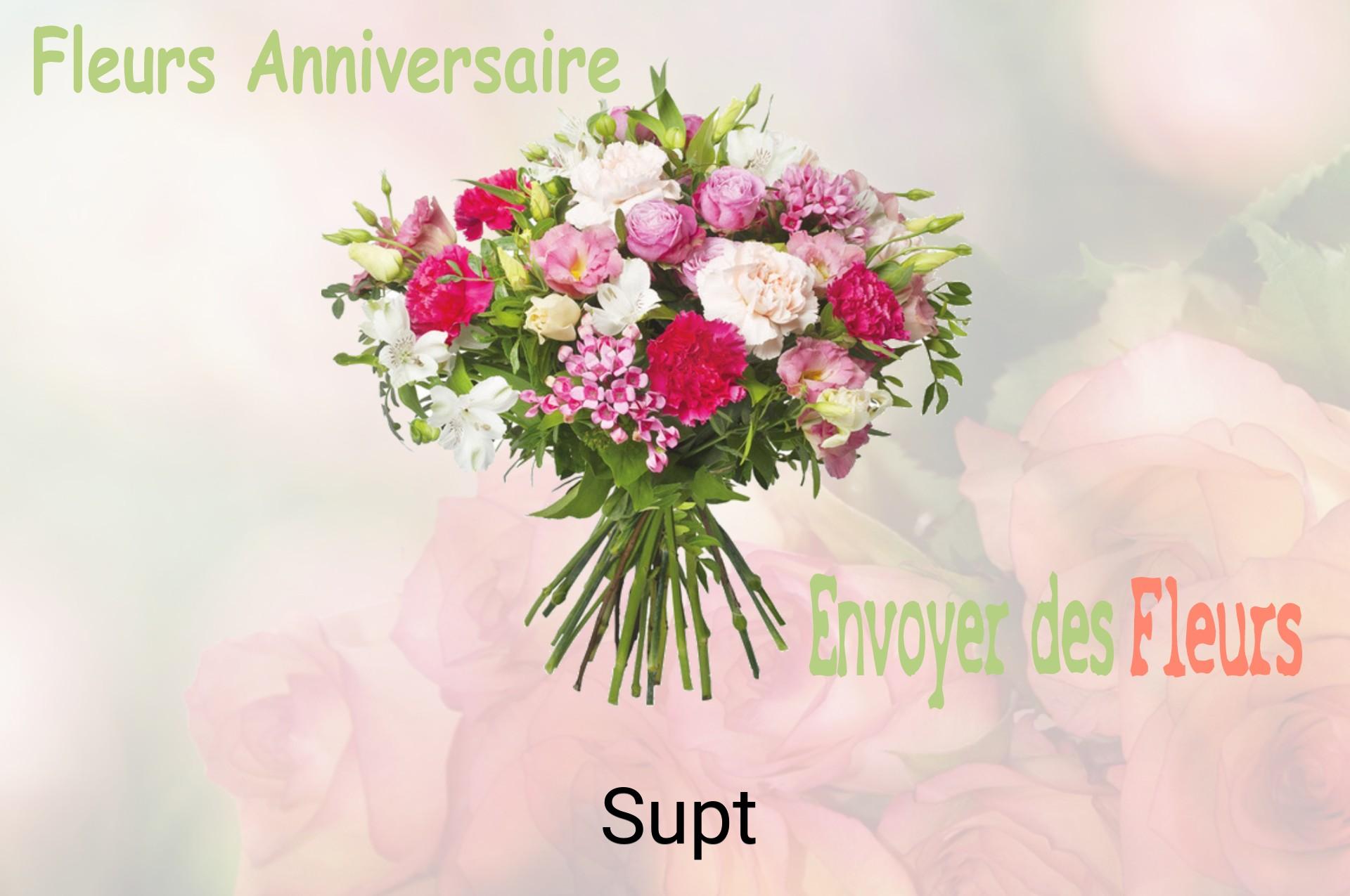 Bouquet de fleurs d’anniversaire livré à Supt